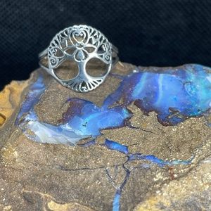 Sterling Silver Celtic Tree of Life Ring